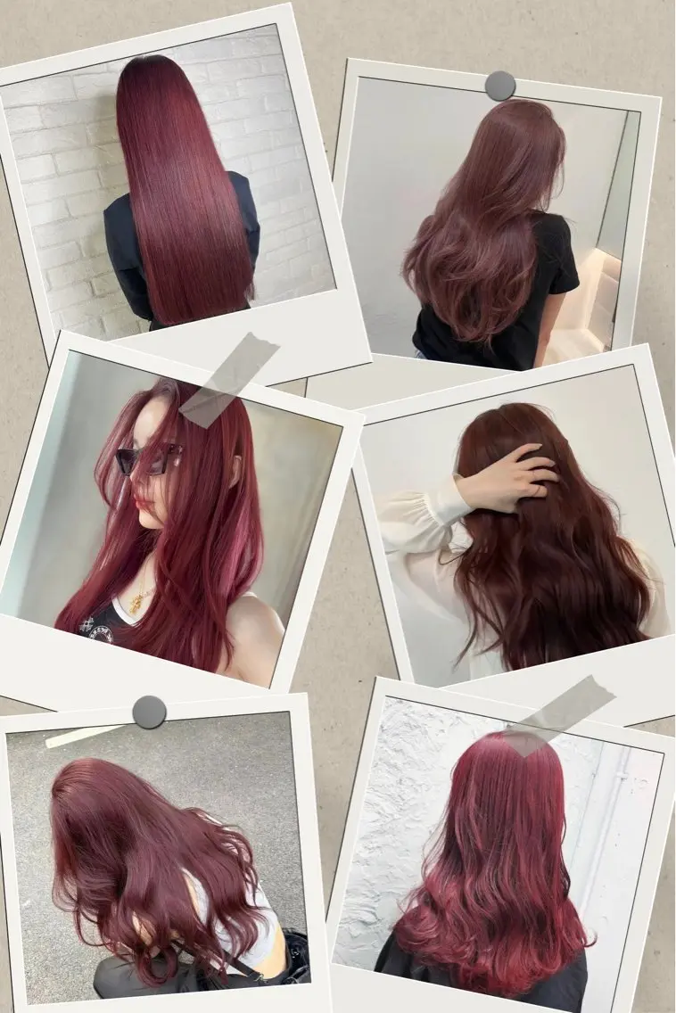 ロング カラー ヘアアレンジ deseo 透明色艶カラーツバサのヘアスタイル