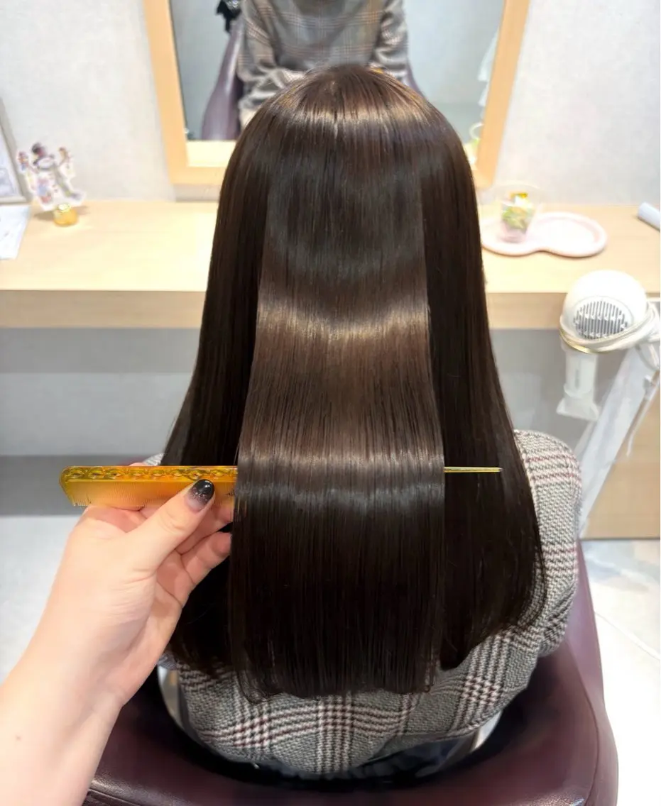 ロング カット ヘアカラー 透明感/チョコカラー 💍TAMA💍のヘアスタイル