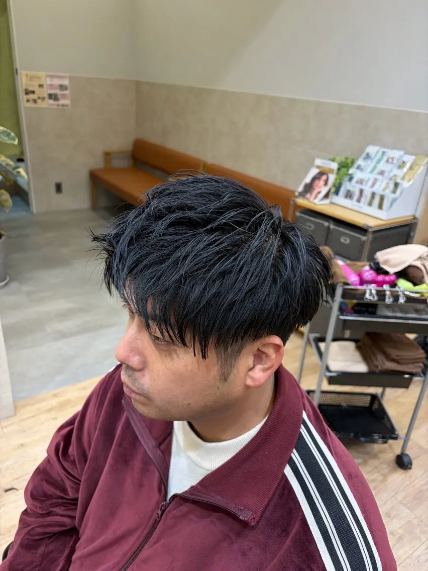 メンズ 刈り上げ カット 小田 暉のヘアスタイル