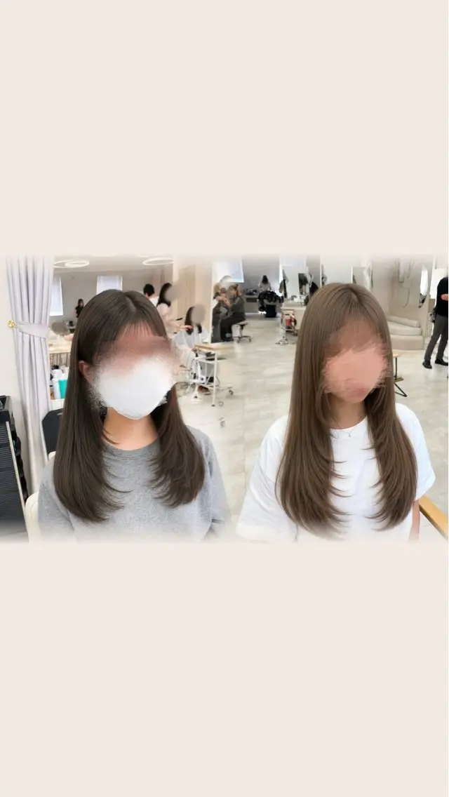 レイヤーカット×ブラウン ベージュカラー🥣🤎の写真