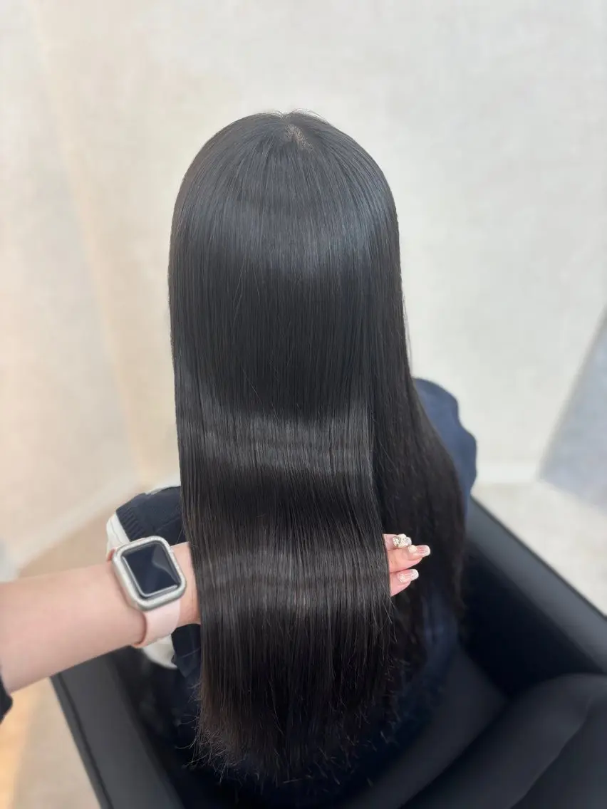 ロング カット 縮毛矯正 トリートメント 🍒大宮/カット /艶髪/みお🍒のヘアスタイル