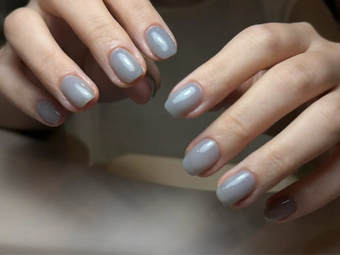 ネイル フレンチネイル マグネットネイル 持ち込み ニュアンスネイル ワンカラーネイル ハンドネイル LINEA.nail Kozueのネイルデザイン