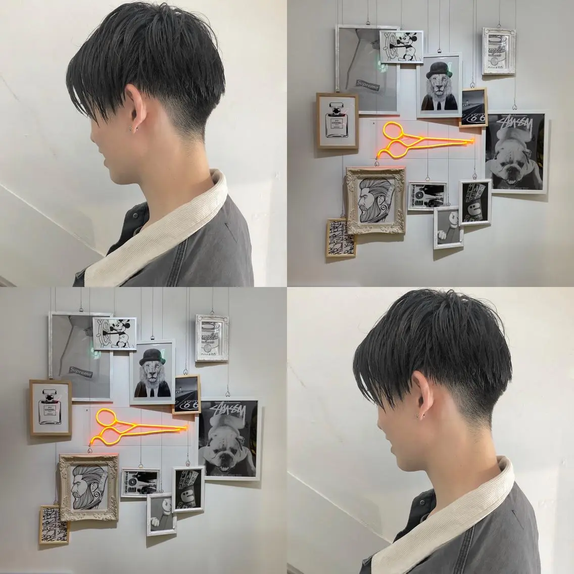 ショート メンズ カット CLUTCH天王寺 西藤遥河のヘアスタイル