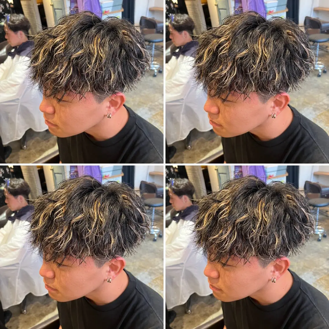 パーマ メンズ カット パーマ トリートメント ヘアセット メンズパーマ特化 店長望月謙二郎のヘアスタイル