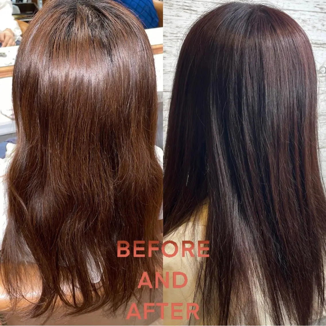 セミロング ピンクブラウン ☆レディースショート ☆吉崎☆のヘアスタイル