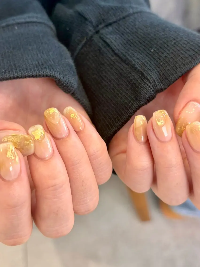 ネイル ニュアンスネイル ハンドネイル Kureha/ネイル トレンドヘアのマツエク・マツパデザイン