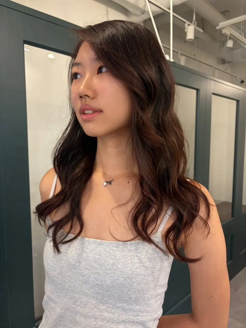 セミロング カラー 🍒海外ヘア🍒 表参道 KARENのヘアスタイル