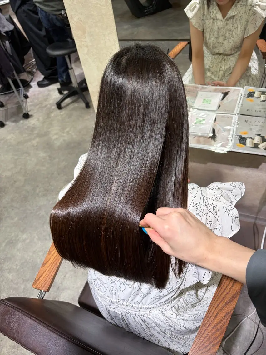 ロング パーマ 髪質改善 縮毛矯正 縮毛矯正 トリートメント ioe/神戸三宮 /三國雅矢のヘアスタイル