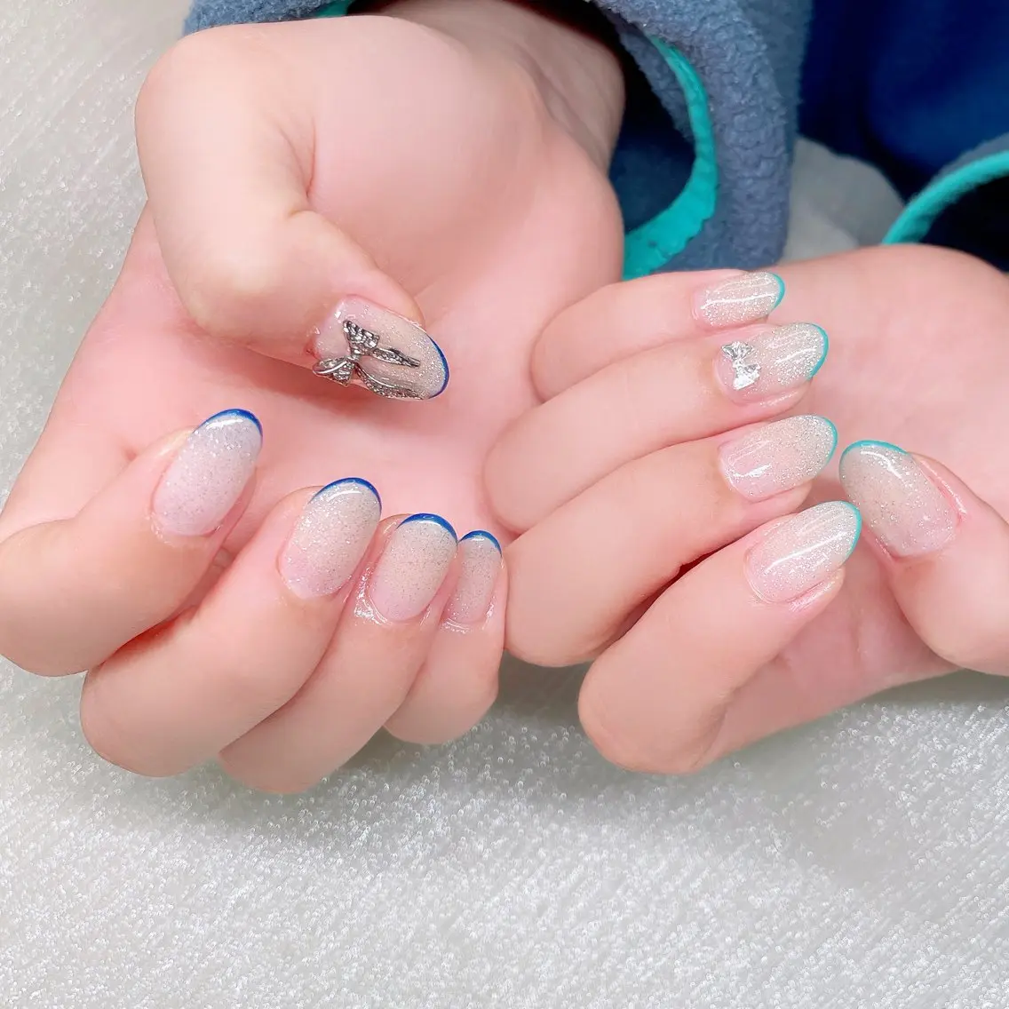 ネイル リボン ハンドネイル Nailist suzuのネイルデザイン