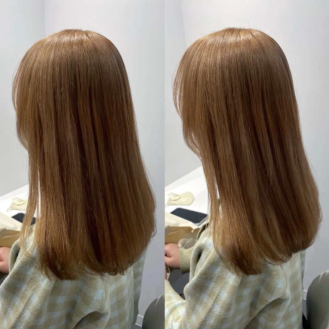 セミロング カラー 佐野 えり奈のヘアスタイル