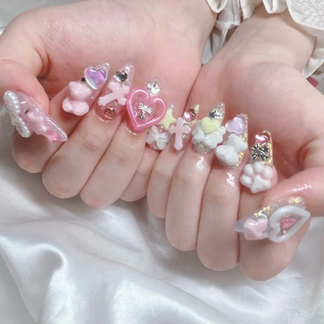ネイル 持ち込み ハンドネイル Nail lieNのネイルデザイン