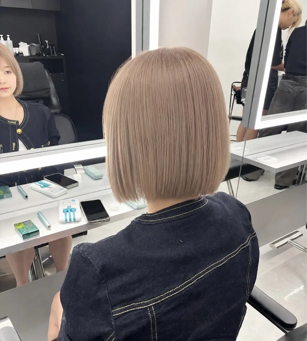 ショート カラー カット ヘアカラー TACE AYANOのヘアスタイル