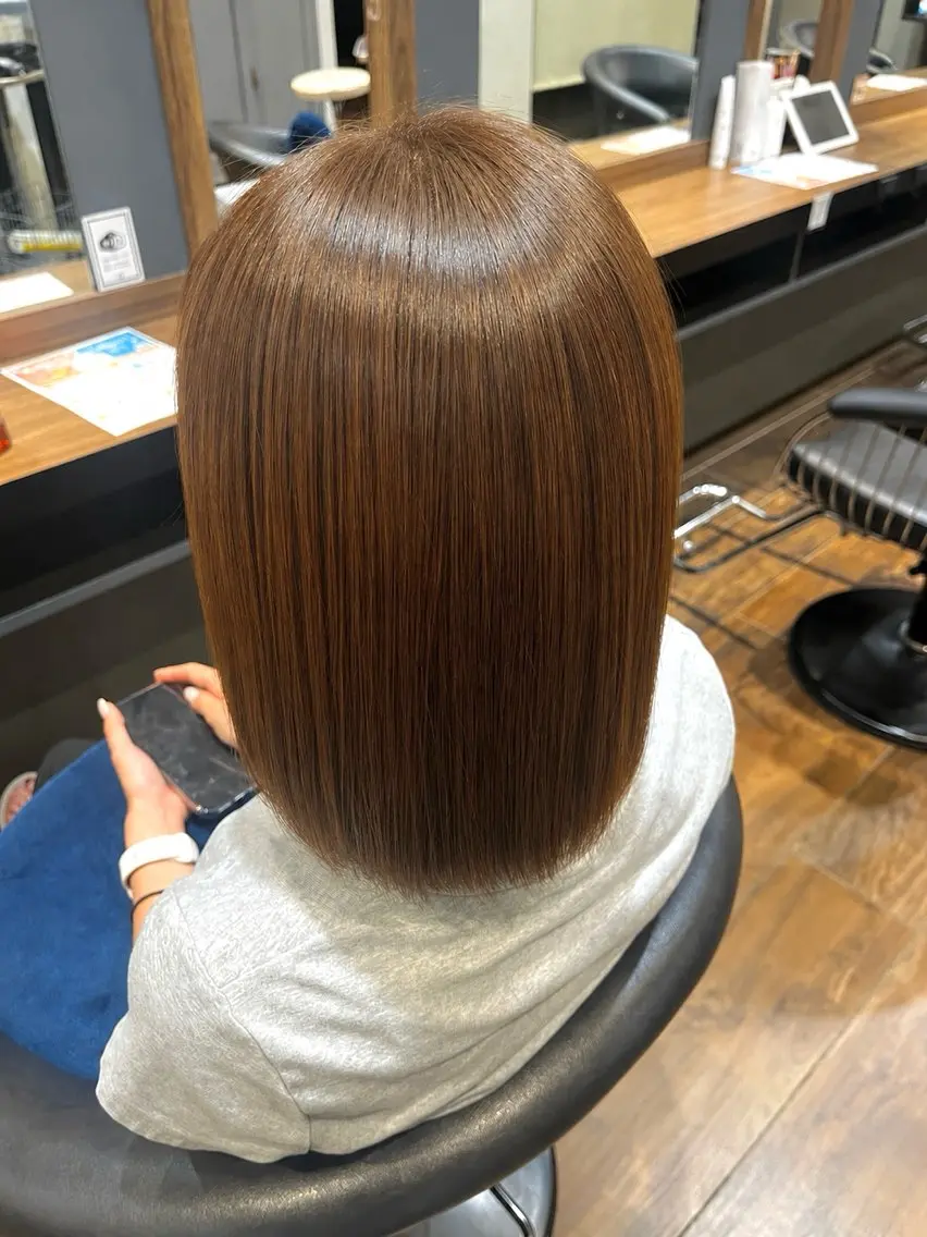 縮毛矯正¥8,980〜の写真