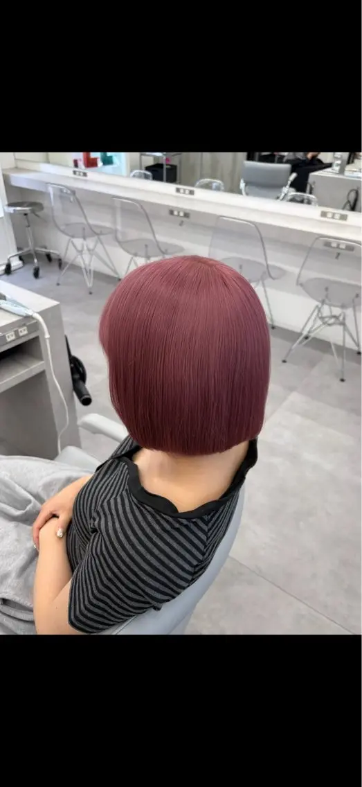 ショート 艶カラー/暖色🌺✨ /mariのヘアスタイル