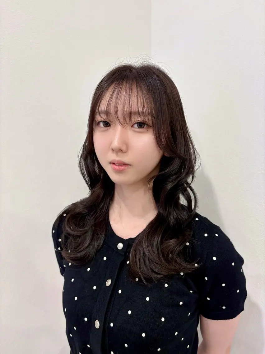 ロング 杉井 響のヘアスタイル