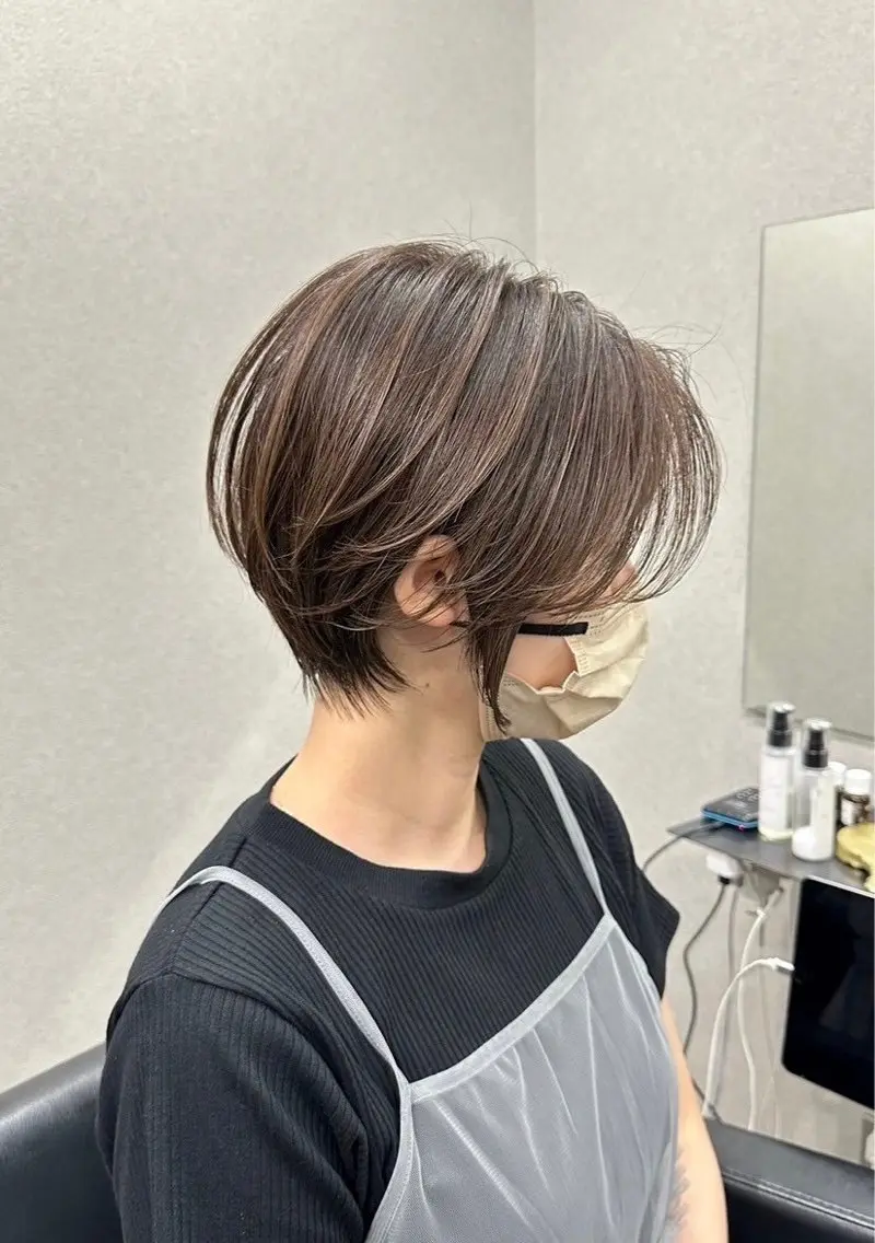 ショート カット ヘアカラー SLASHスラッシュ 兵頭　裕のヘアスタイル