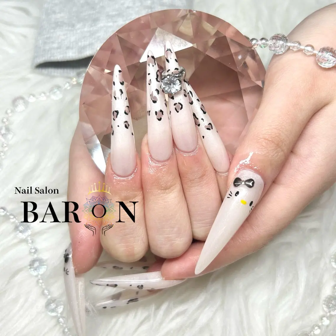 ネイル アニマル柄 ♛︎BARON♛︎ SUMIRE.のネイルデザイン