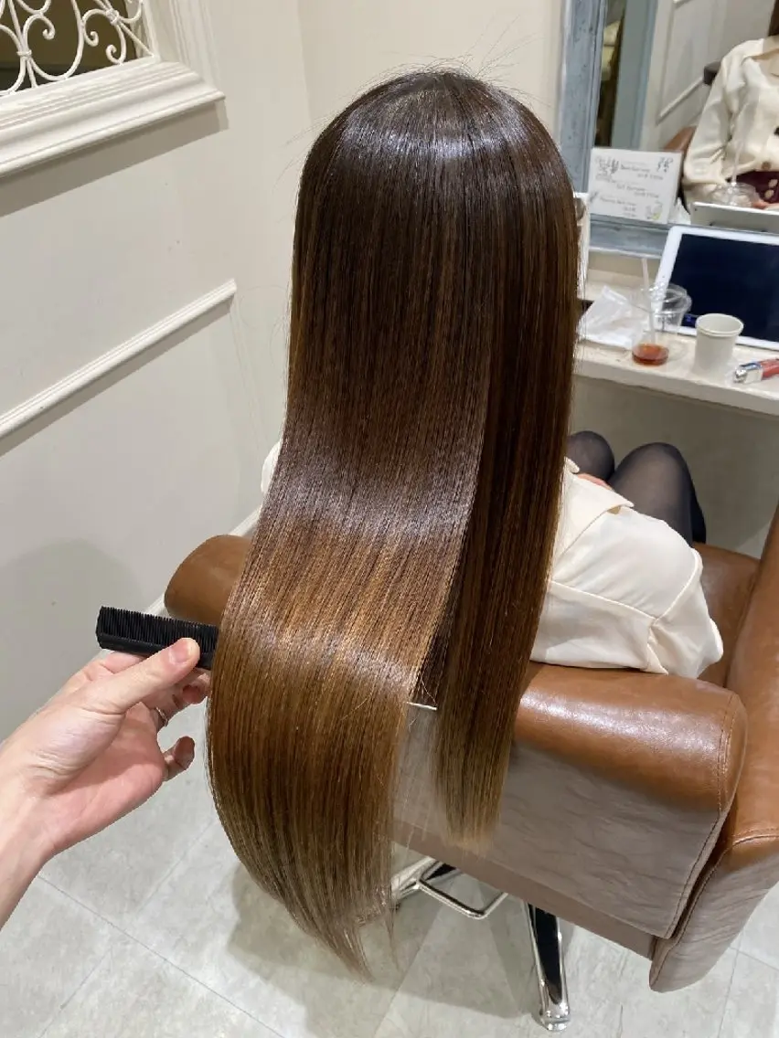 ロング 柴田 冬羽のヘアスタイル