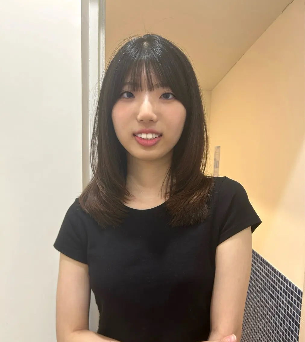 ミディアム カット 太田 絵麻のヘアスタイル