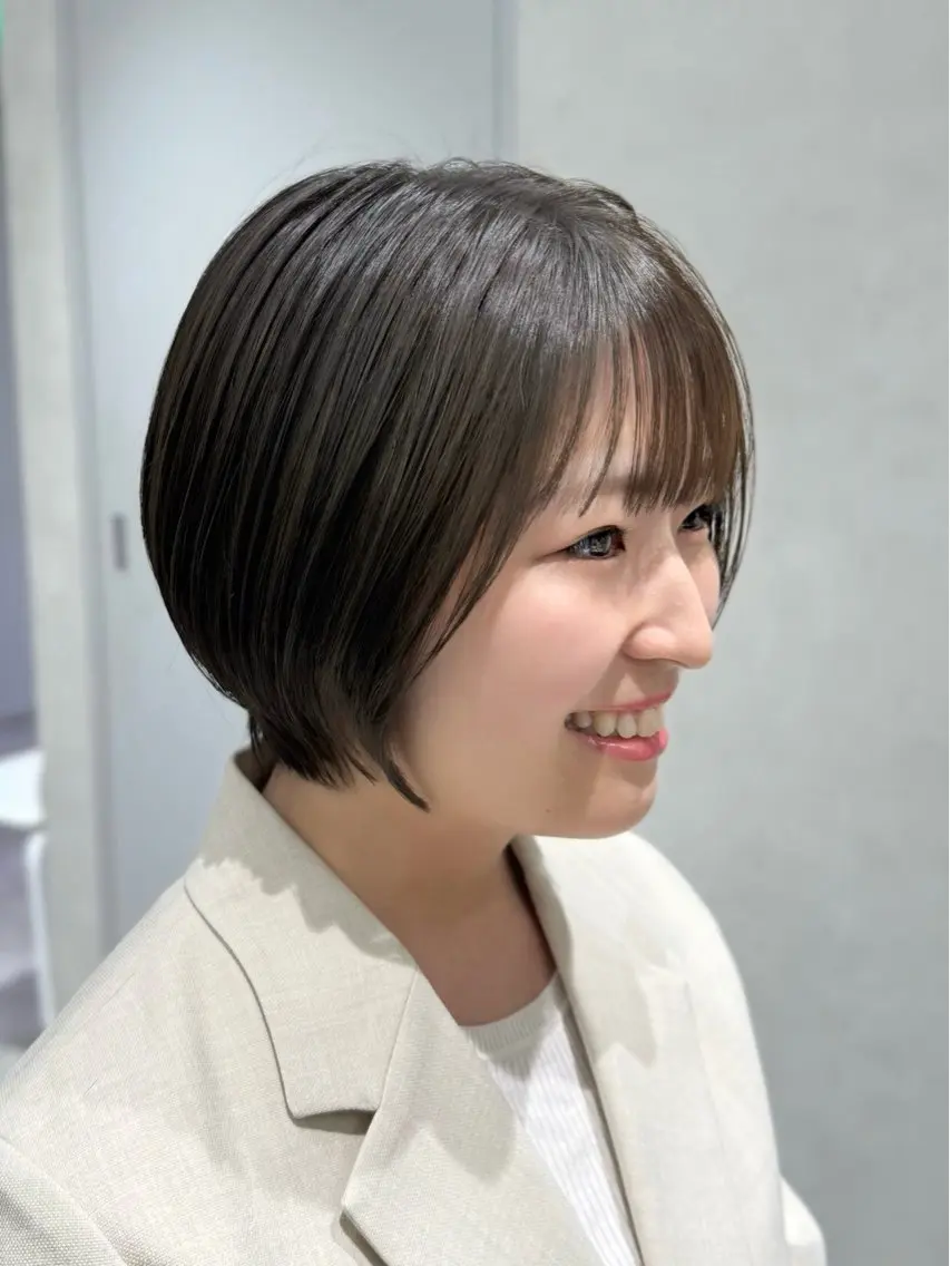 ショート 似合わせカット ショートヘア 小顔カット 大阪梅田/ショート ボブ/イナバリヤトのヘアスタイル