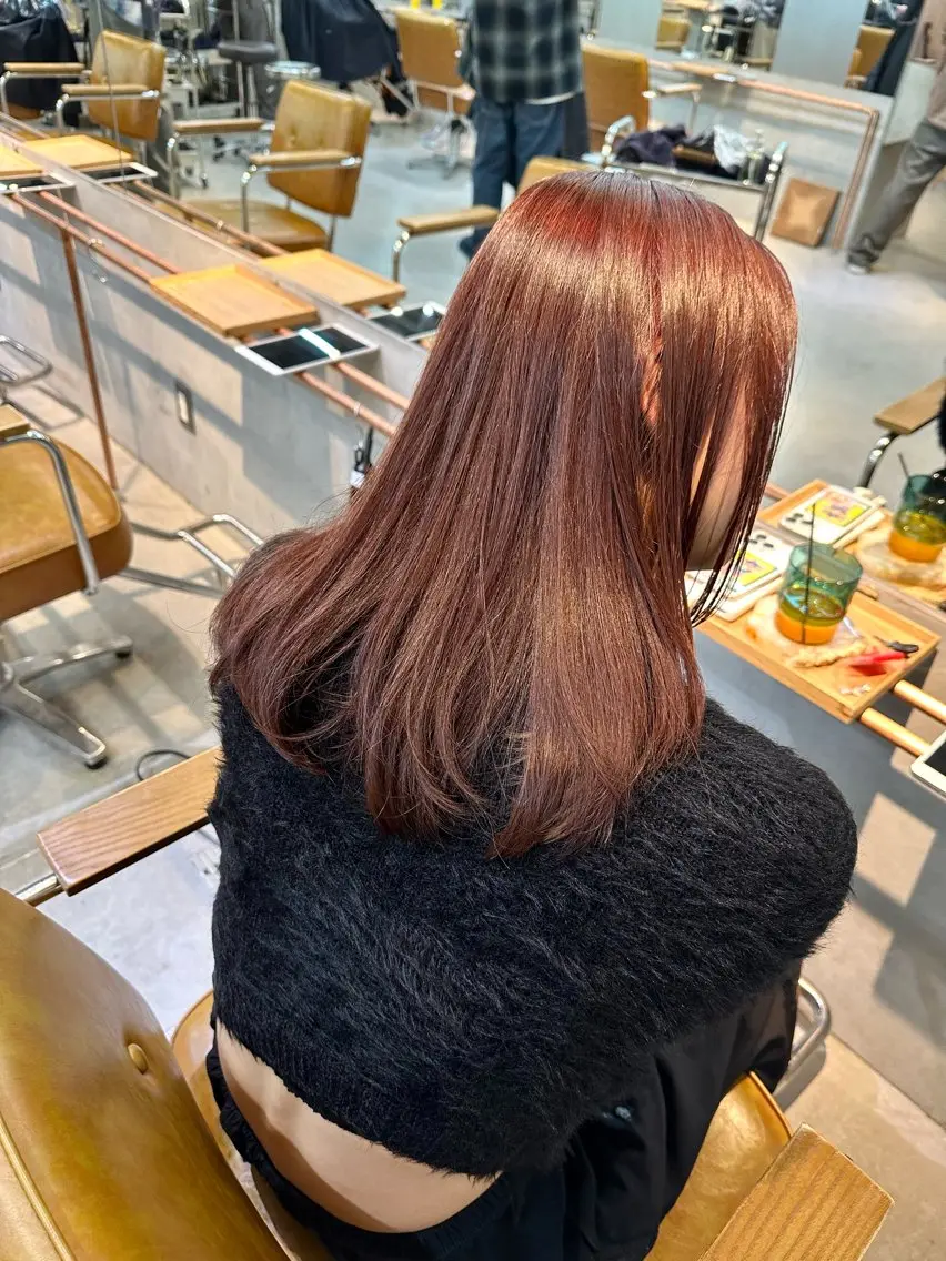 ミディアム カラー ハイトーン×似合わせ 🌱中川慎之介のヘアスタイル