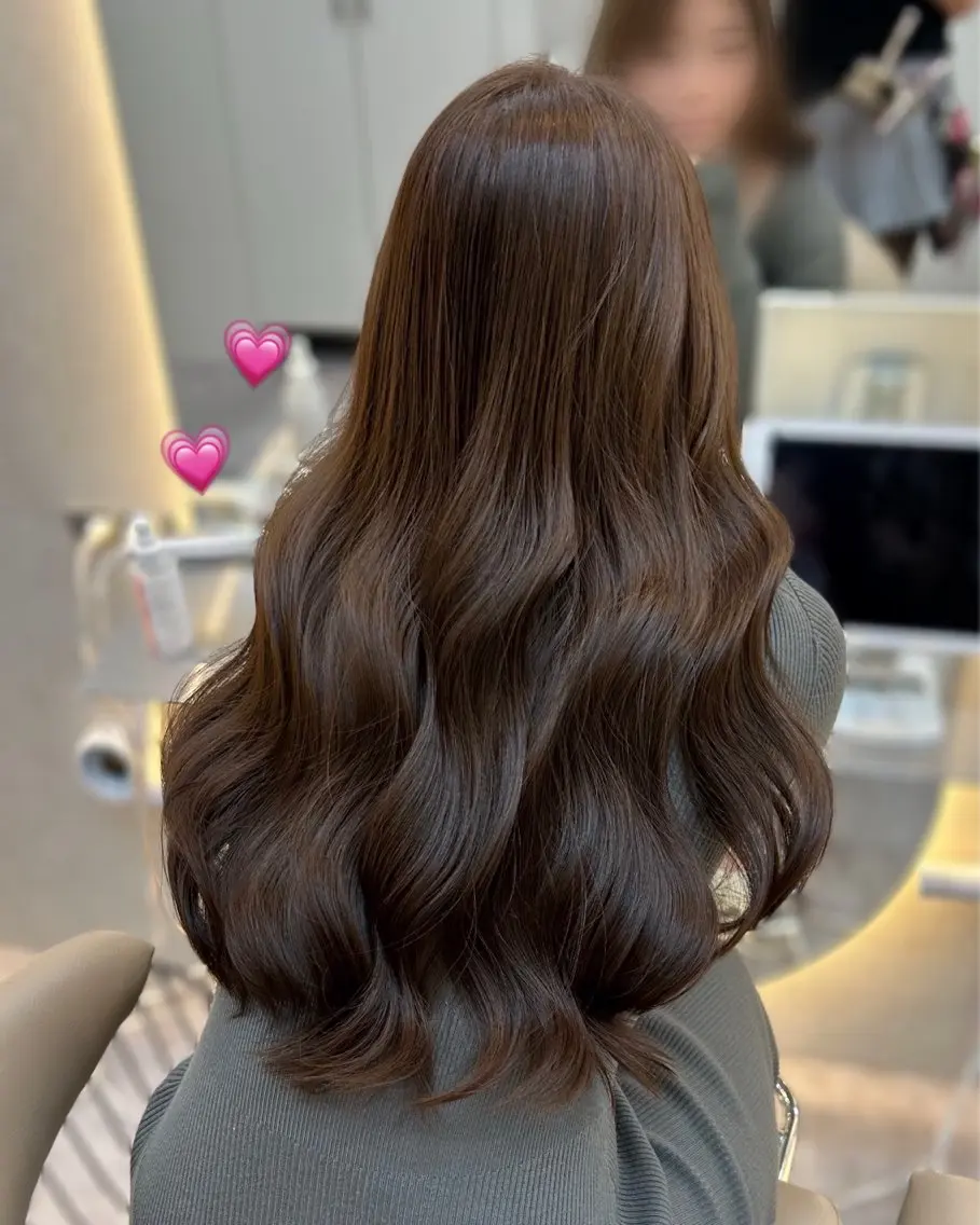 ロング 韓国トレンド💓 阿部あんじゅのヘアスタイル