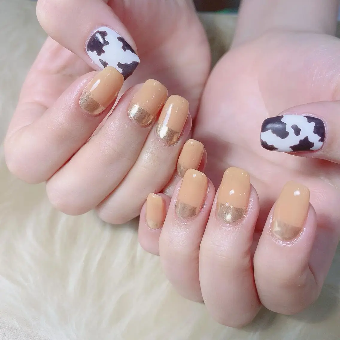 ネイル 渋谷／チップ長さ出し 👑アプレgel-xのネイルデザイン