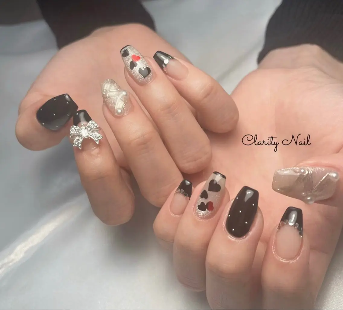ネイル アートネイル 持ち込み ハンドネイル Clarity Nailのネイルデザイン