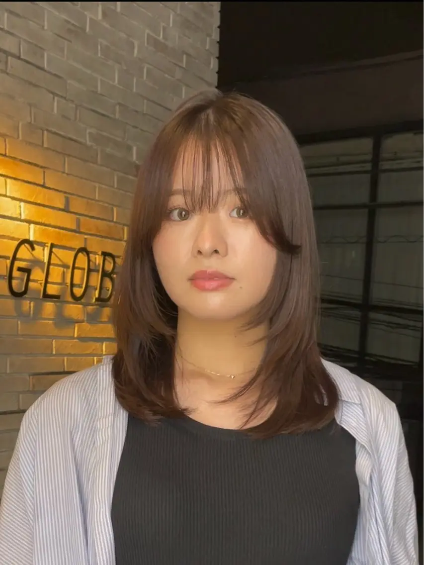 ロング 右田 ほのかのヘアスタイル