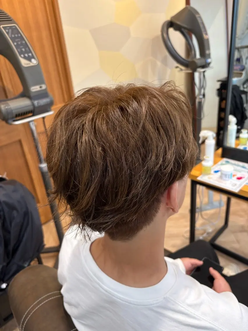カラー メンズ 村上 斗玖亜のヘアスタイル