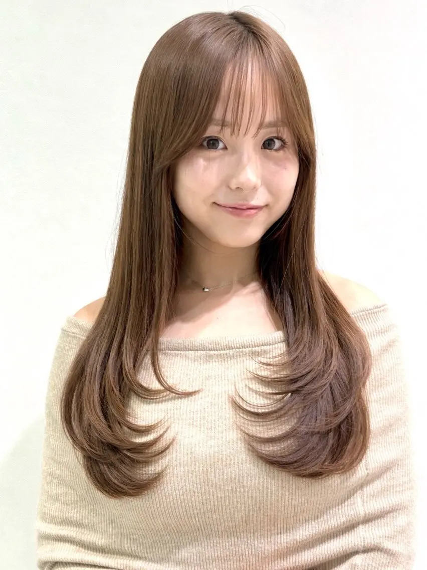 ロング 松本 瑚心のヘアスタイル