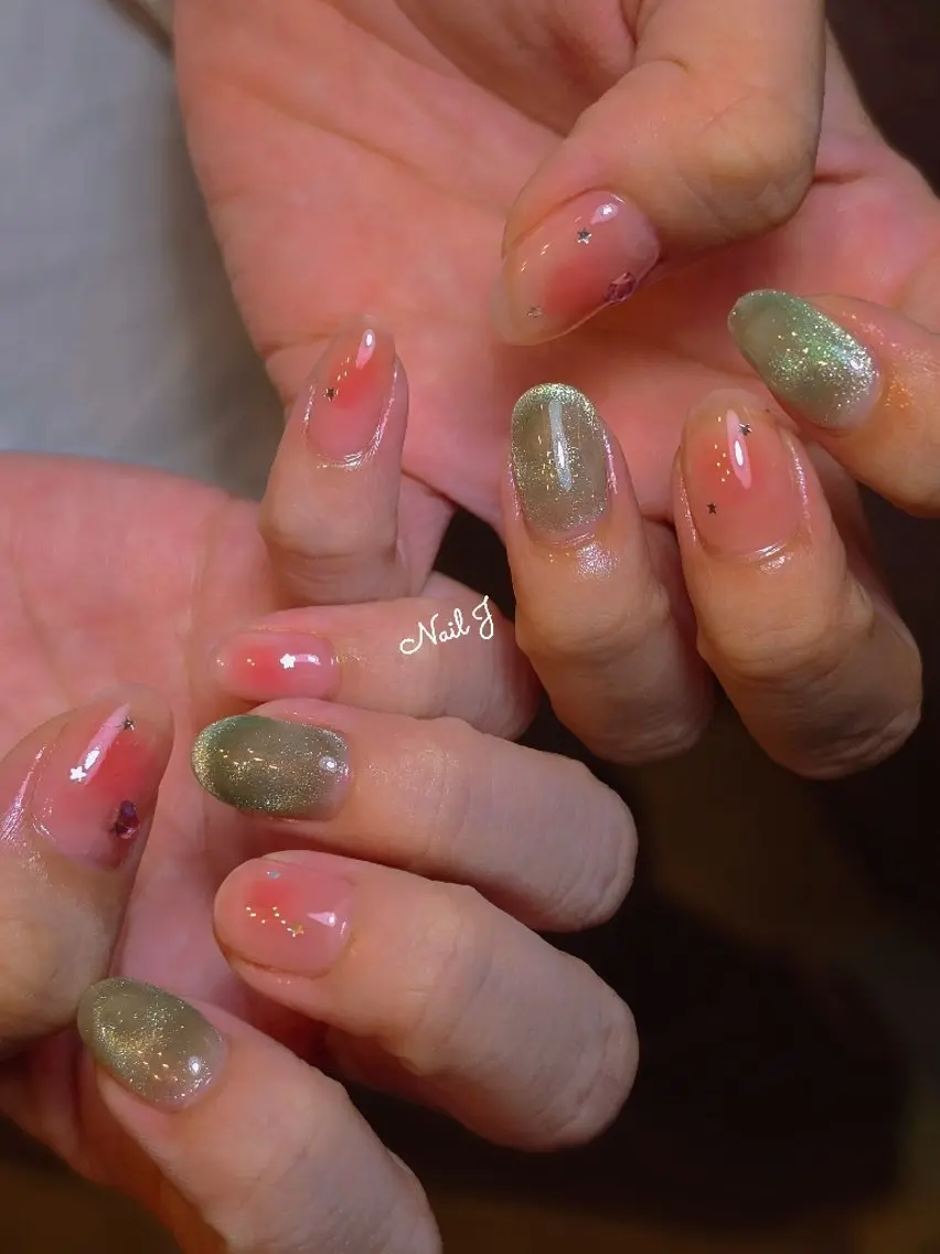 ネイル 韓国ネイル ハンドネイル Nail Jのネイルデザイン