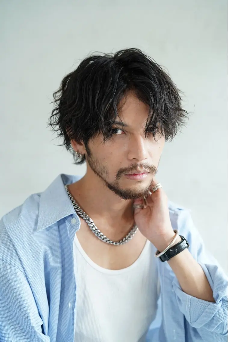 パーマ メンズ カット パーマ トリートメント fifth 丸山太誠のヘアスタイル