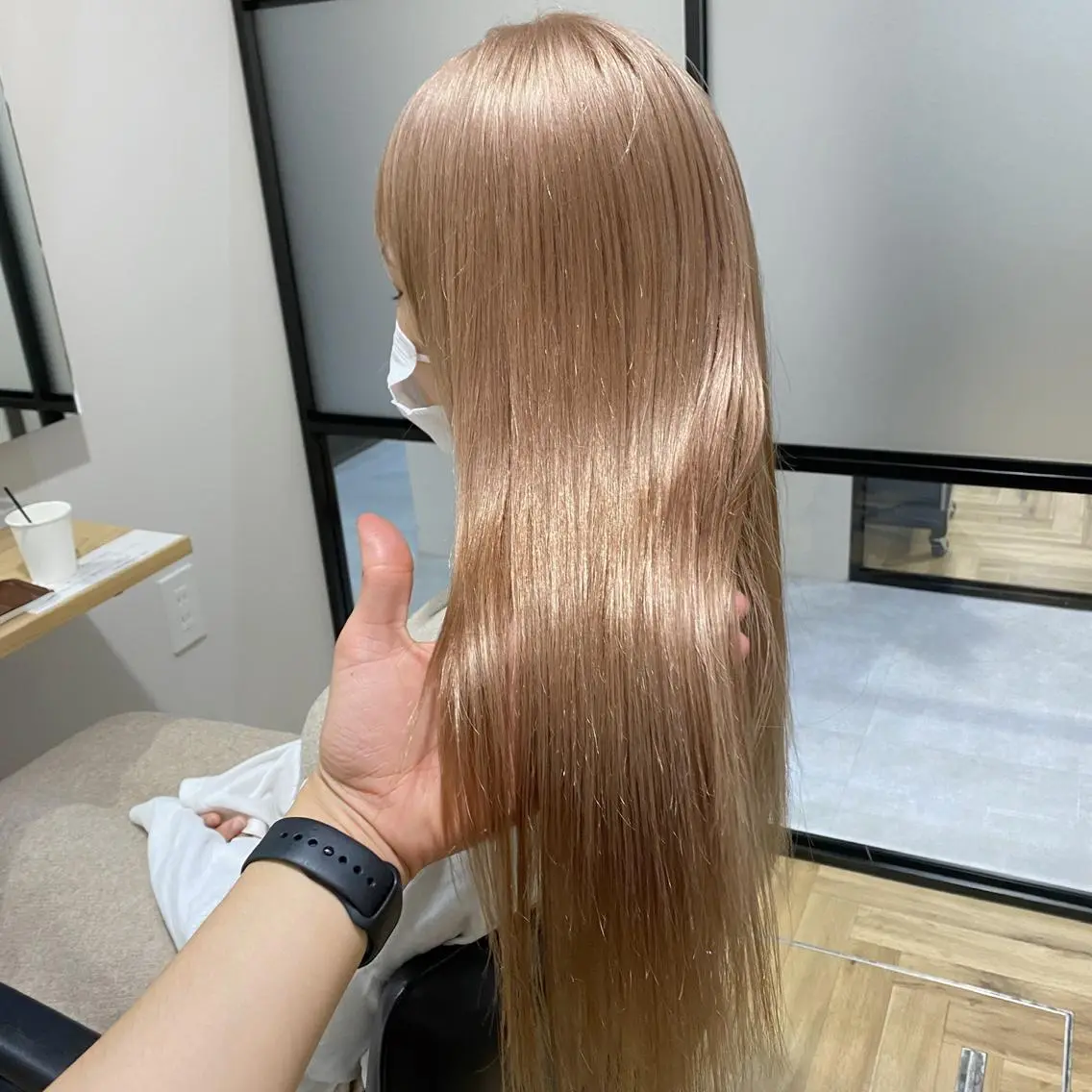 ロング カラー ハイトーンカラー 色落ちまで可愛い🧚 心斎橋hikaruのヘアスタイル