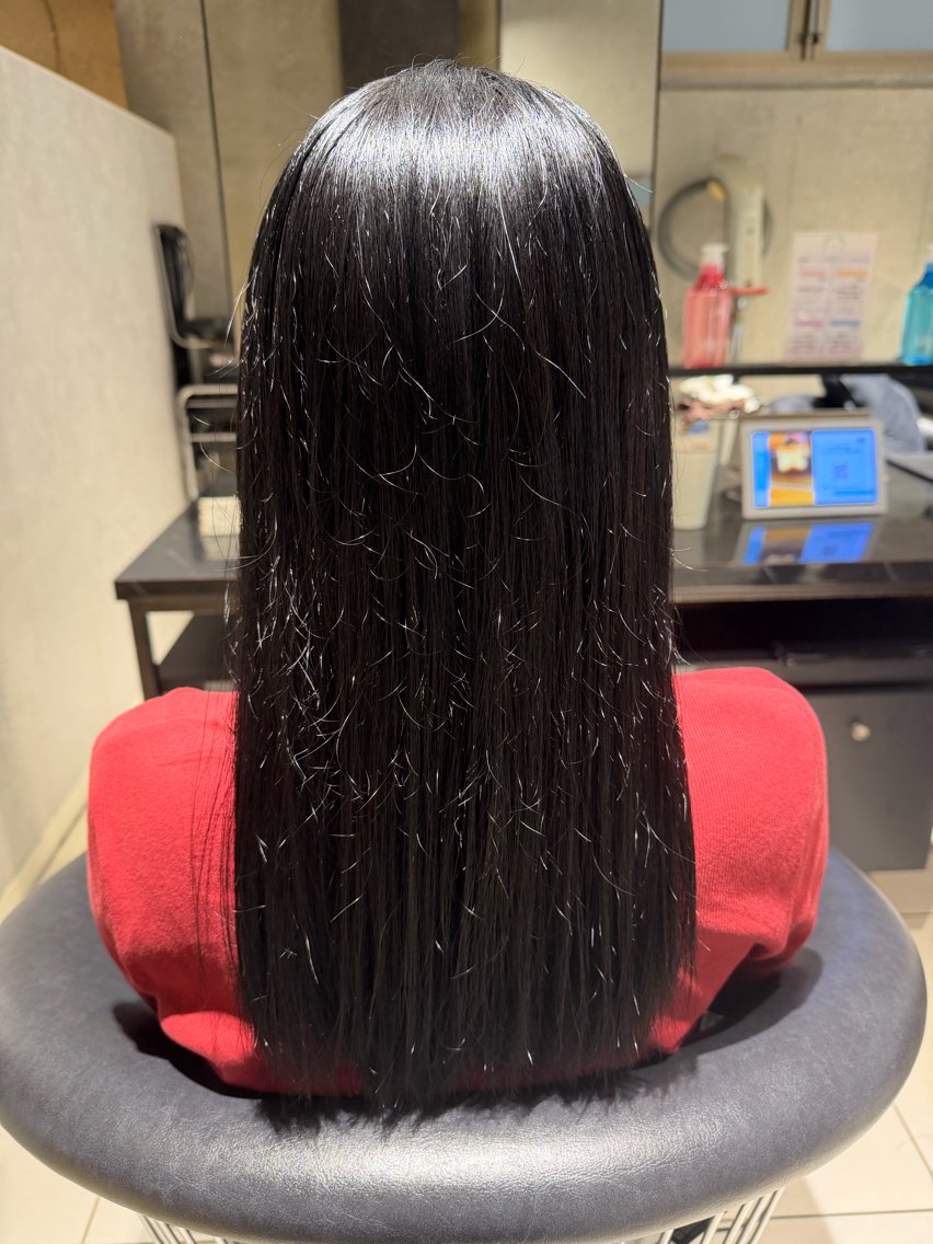 カラー ヘアカラー 艶カラー 梨菜💜のヘアスタイル