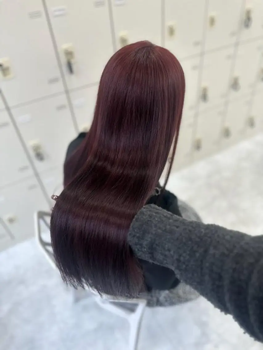 カラー 髪質改善 ヘアカラー トリートメント 🍒renka🍒 ボブ/ショート/暖色のヘアスタイル