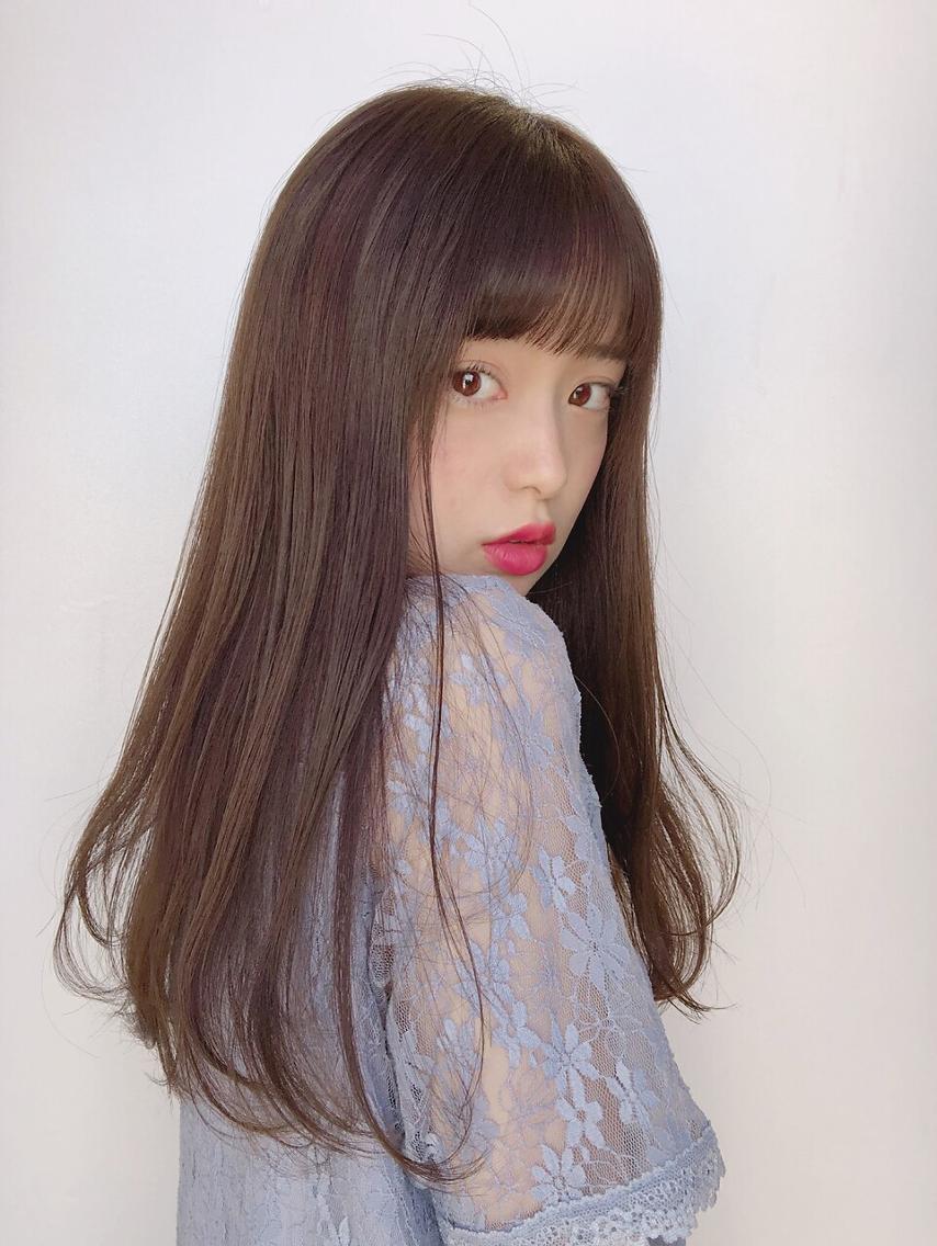 カラー+縮毛矯正の写真