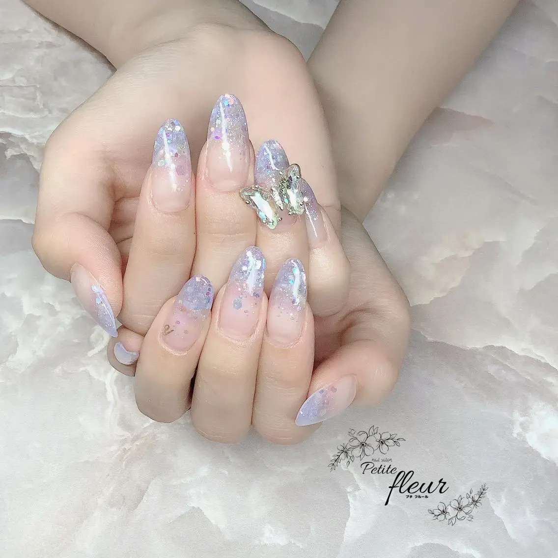 ネイル スカルプネイル ❁⃘*。Petite fleur❁⃘*りさのネイルデザイン