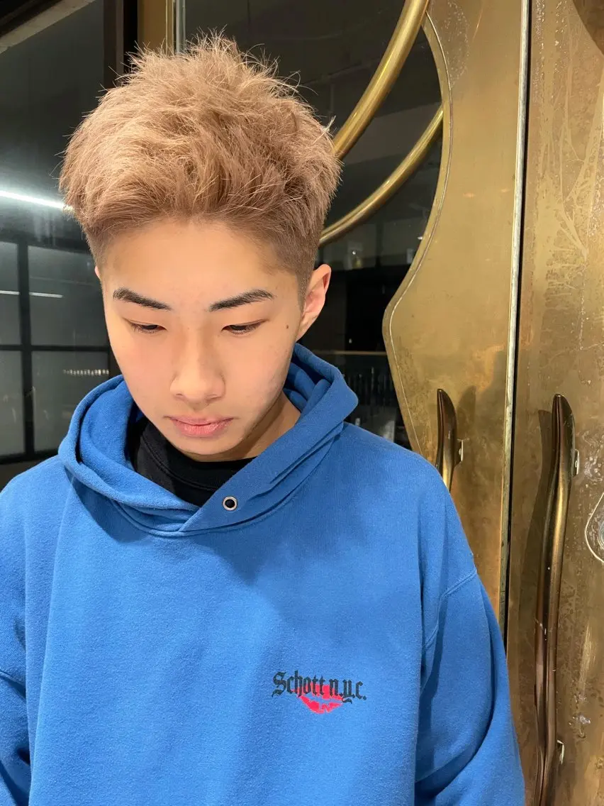 ショート カラー メンズ カット ヘアカラー トリートメント メンズ特化🟡個室 口コミ高評価🟡三澤のヘアスタイル