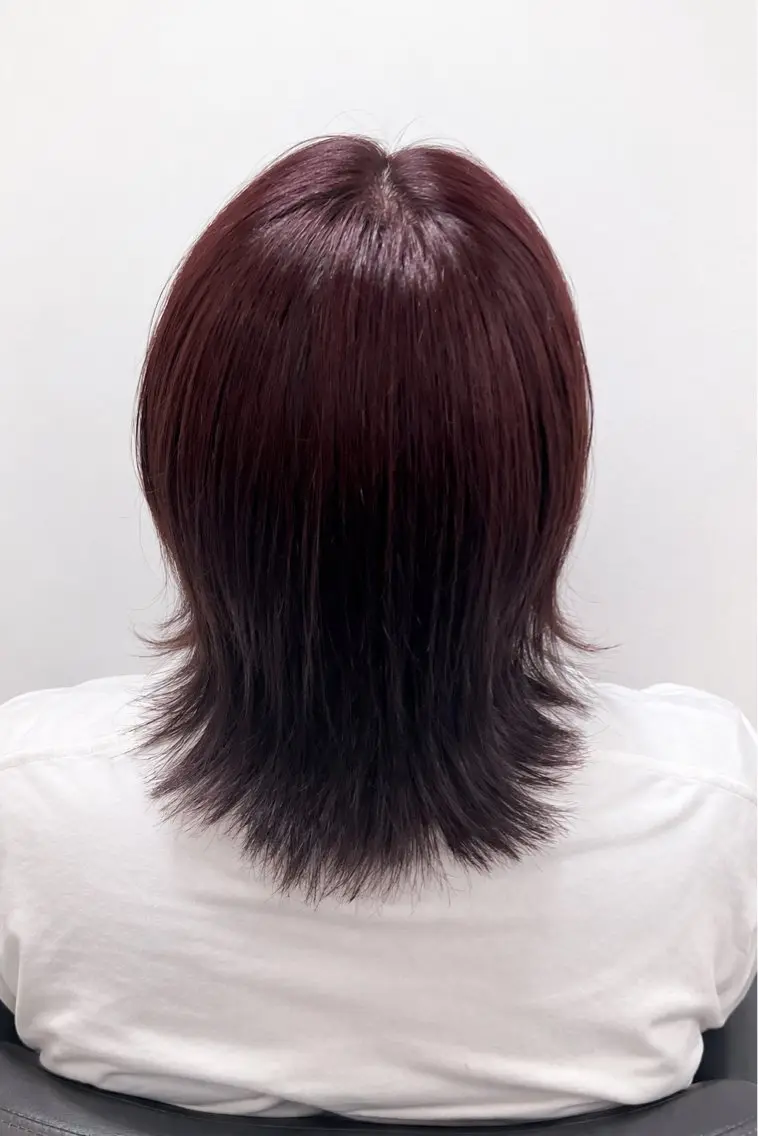 ミディアム カラー 佐原 恵利香のヘアスタイル