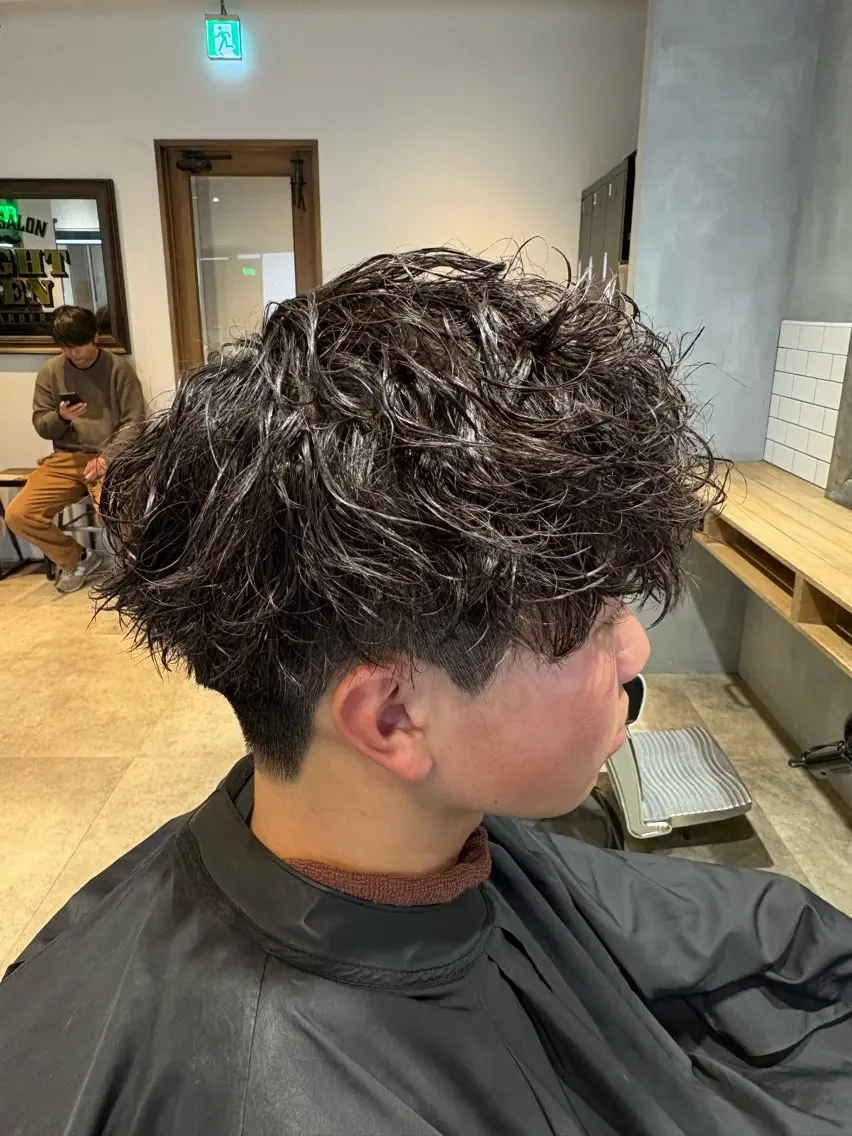 パーマ メンズ カット パーマ 清水 men'sパーマ特化のヘアスタイル