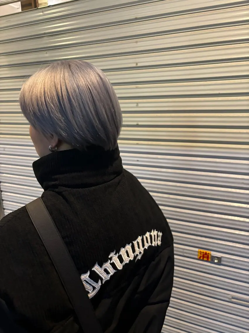 メンズ カット ヘアカラー loe博多 五十嵐弘雄のヘアスタイル