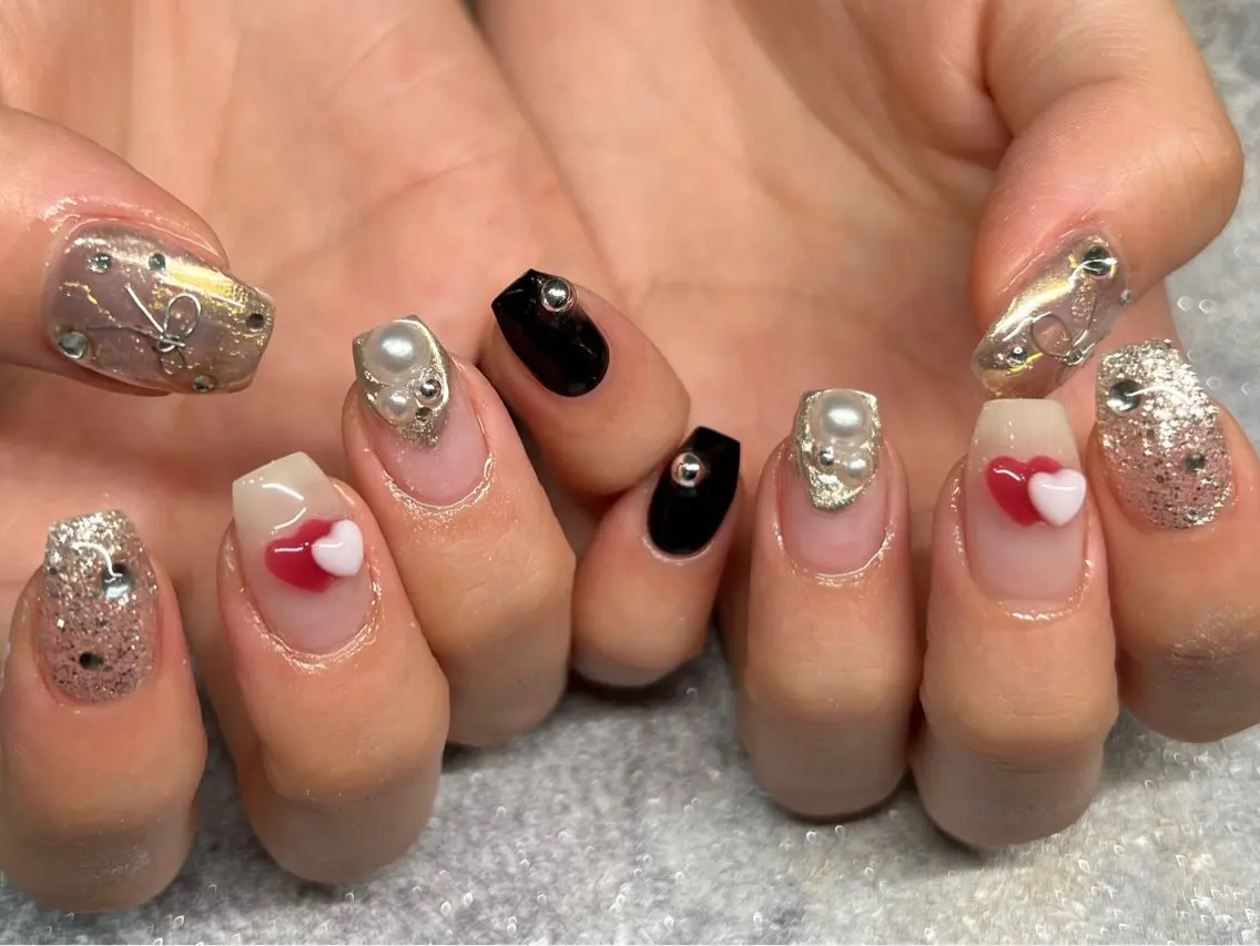 🥇人気no1🥇♡(オフ.ケア込)ハンド【持ち込みOK】90分つけ放題 🫧🤍の写真