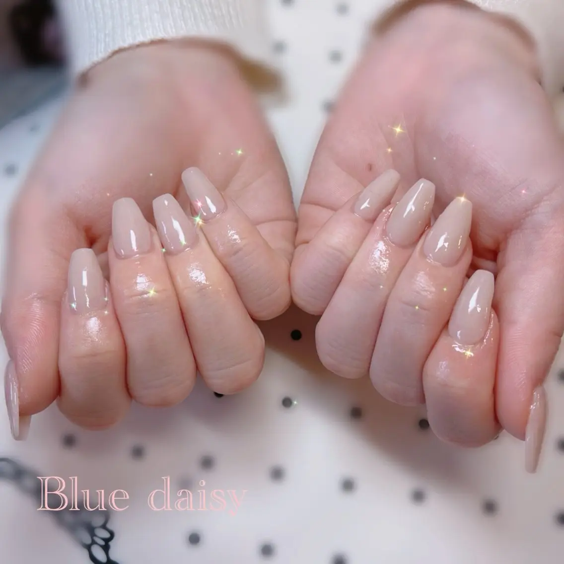 ネイル クリアネイル ハンドネイル BlueDaisy 栄本店のネイルデザイン