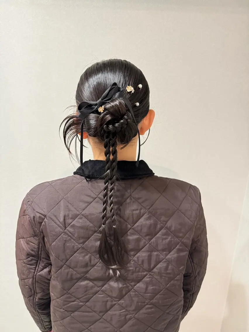 ロング ヘアセット see. アズサのヘアスタイル