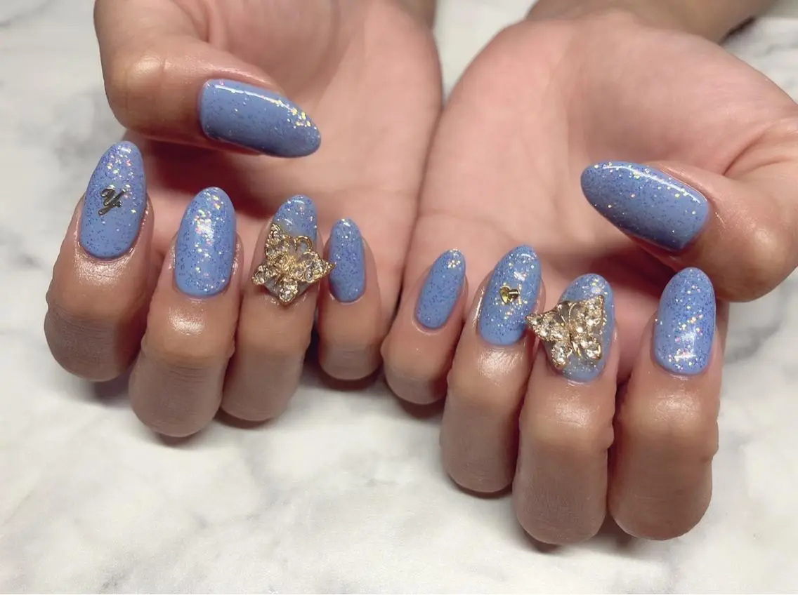 ネイル ジェルネイル パラジェル 夏ネイル ハンドネイル Nail&eye Belire 新宿のネイルデザイン