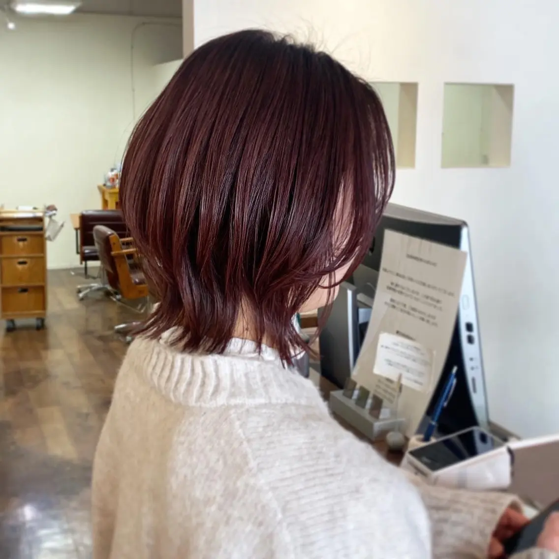 カラー カット 武蔵新城/洞澤 ほのかのヘアスタイル