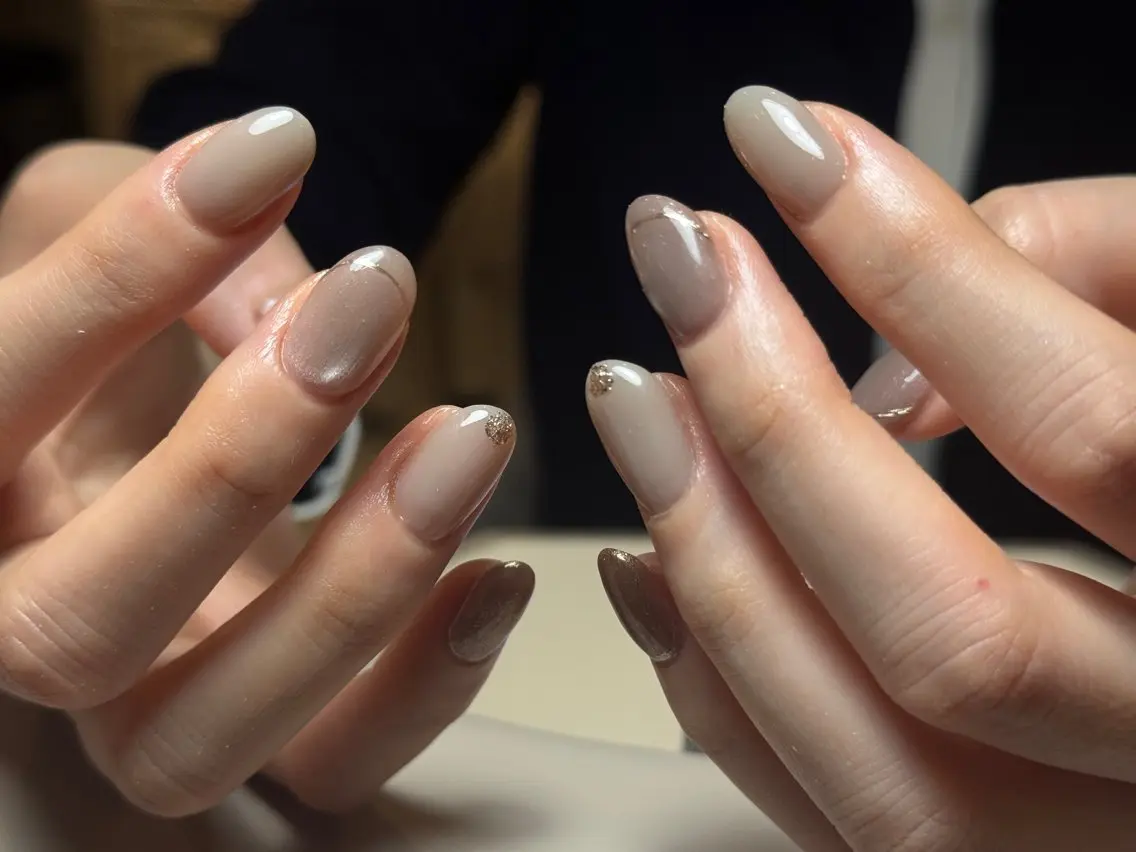 ネイル フレンチネイル マグネットネイル 持ち込み ニュアンスネイル ワンカラーネイル ハンドネイル LINEA.nail Miyukiのネイルデザイン