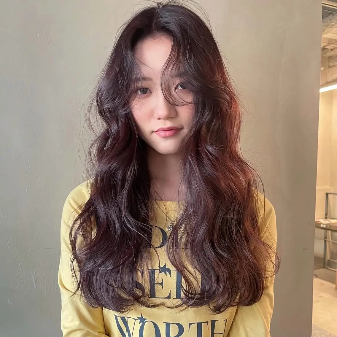 ロング ヘアカラー fev kihoのヘアスタイル