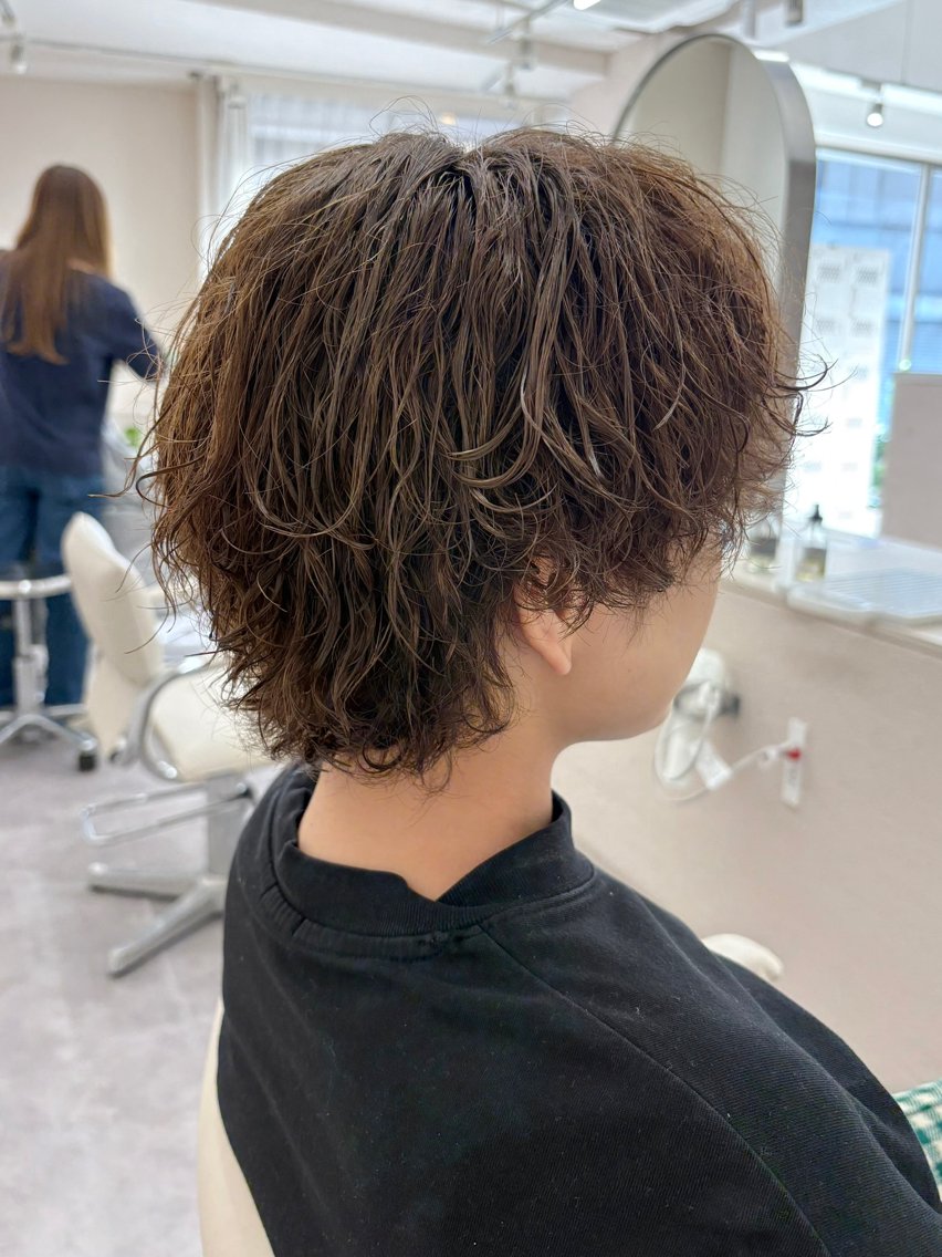 パーマ メンズ カット パーマ メンズパーマ特化🔥 ツイスパ/シャドウのヘアスタイル